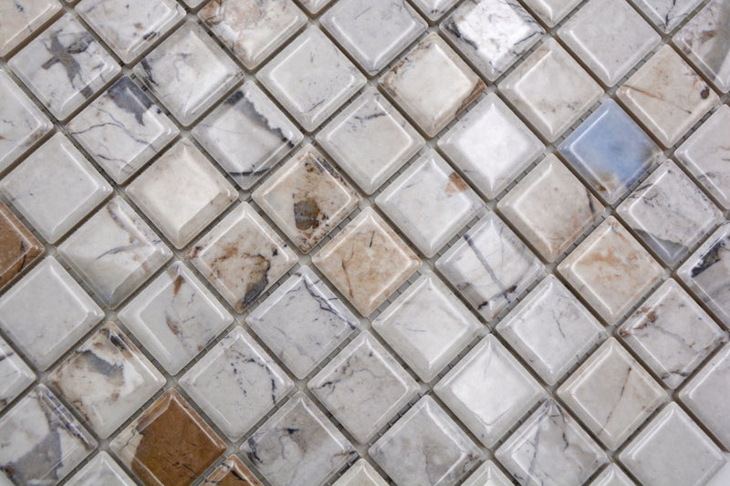 Beige Keramik Mosaikfliese Quadrat Wand und Boden Fliese