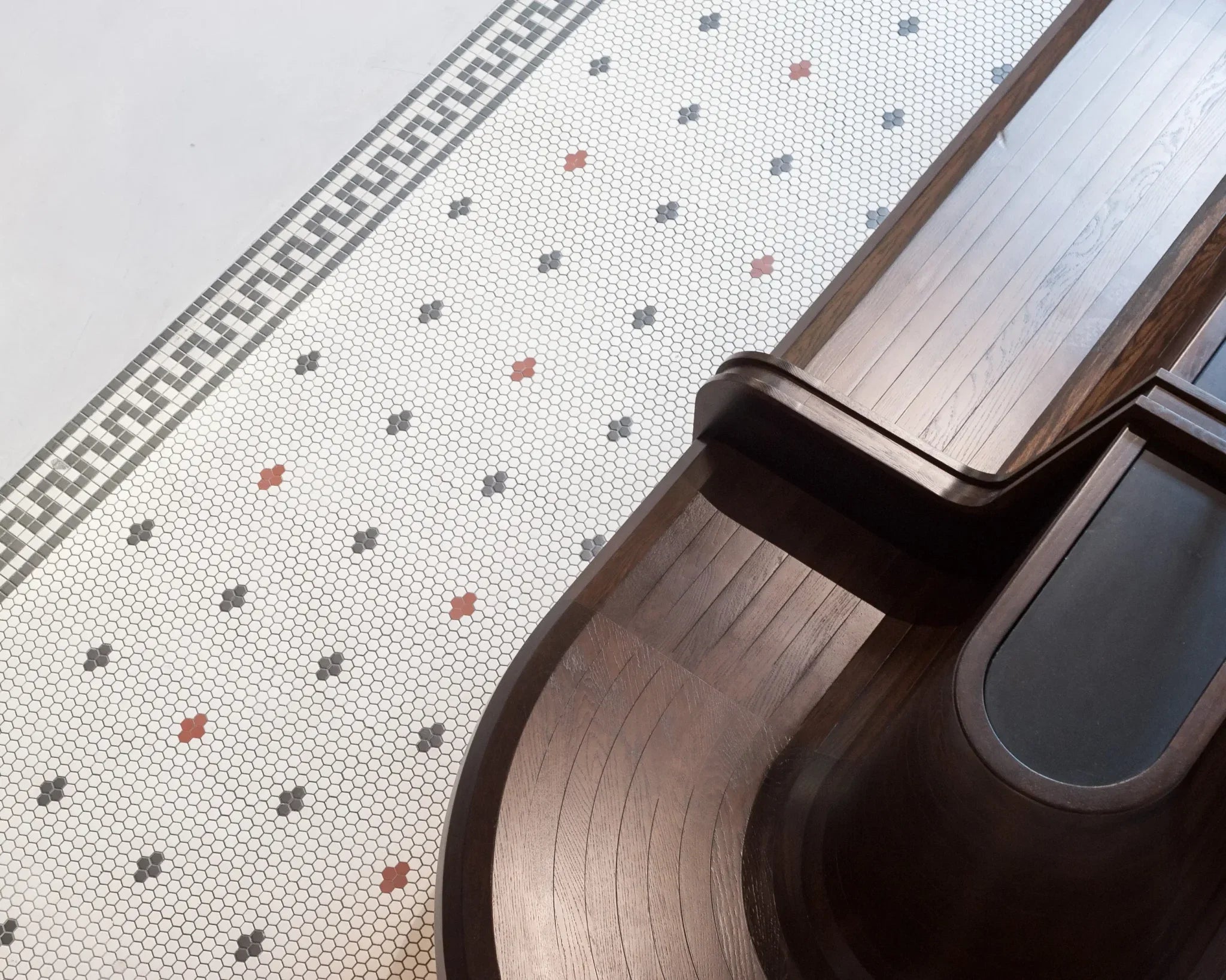 Mini Weiss Matt R11 Isabelle Quadrat Mosaik Fliese Boden