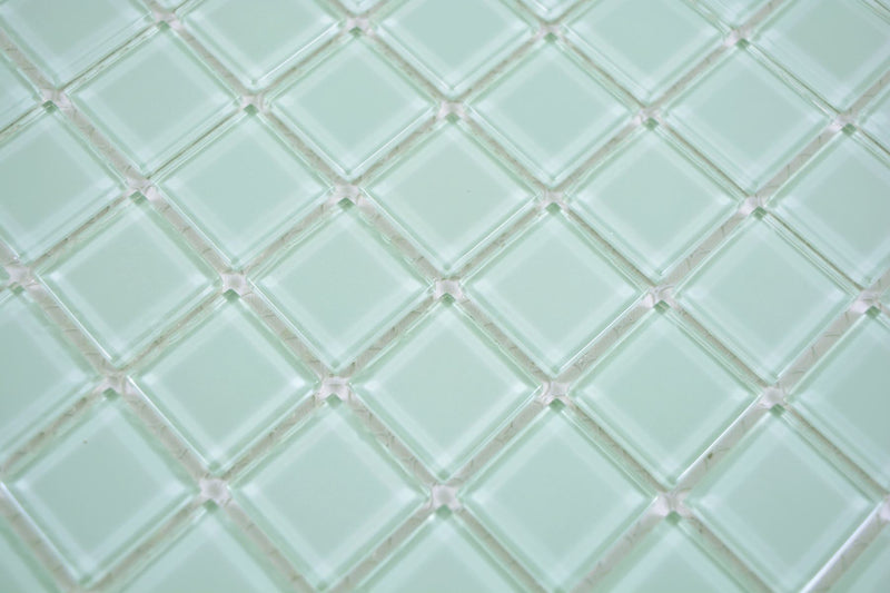 Mint Grün Glass Mosaik Fliese Glänzend