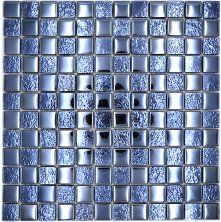 Mitternachtsblau Metallic Mosaikfliese