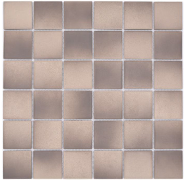 Mix Braun Rote Terracotta Rechteck Anti Rutsch Mosaik Fliese