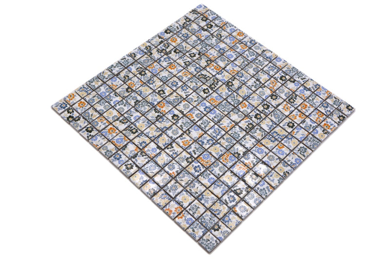 Florales Retro Mosaikfliese - Plättli Schweiz