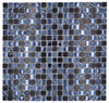 Mondschein Schwarz Blau Mosaikfliese
