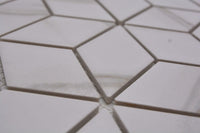 Montreux Sternen-Mosaik Keramik Weiss Muster