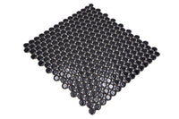 Mosaïque noire bombée brillante Suisse 