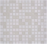 Mosaikfliese Arctic Weiss Mix 327x305 mm