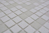 Mosaikfliese Arctic Weiss Mix 327x305 mm Pixel