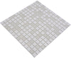Mosaikfliese Arctic Weiss Mix 327x305 mm Pixel Plättli