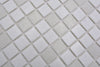 Mosaikfliese Arctic Weiss Mix 327x305 mm Plättli