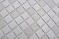 Mosaikfliese Arctic Weiss Mix 327x305 mm Plättli