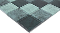 Mosaikfliese Baltic Grün Glänzend Glas Plättli