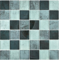 Mosaikfliese Baltic Grün Glas
