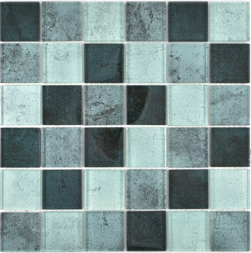 Mosaikfliese Baltic Grün Glas