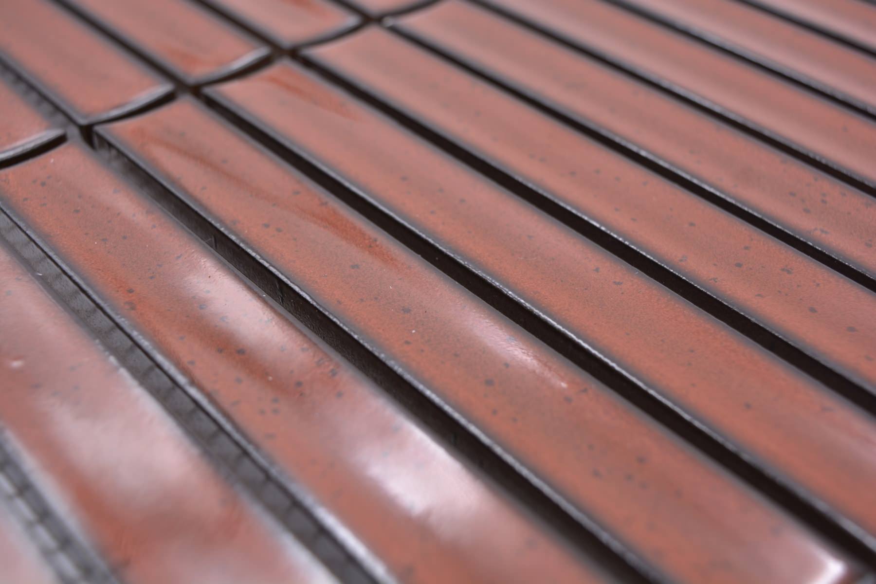 Mosaikfliese KitKat Siena Braun Keramik Bad Plättli