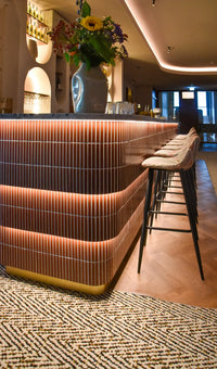 Mosaikfliese KitKat Siena Braun Keramik Bar- und Restaurant Design