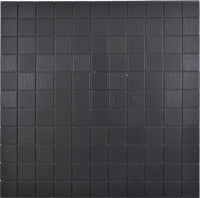 Mosaikfliese Nero Stein Metall Selbstklebend