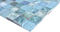 Mosaikfliese Ozeanwelle Blau Brisbane Plättli