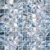 Mosaikfliese Perlmutt Ozean Blau Grau