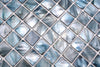 Mosaikfliese Perlmutt Ozean Blau Grau Plättli
