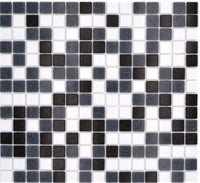 Mosaikfliese Schwarz Weiß Grau für Bad & Küche