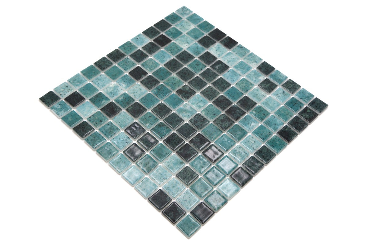 Grün Glass Mosaikfliese