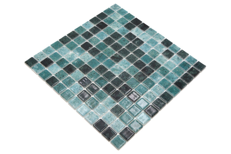 Grün Glass Mosaikfliese
