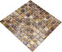 Muschel Mosaikfliese Perlmutt Braun 300x300 mm Online Günstig Kaufen