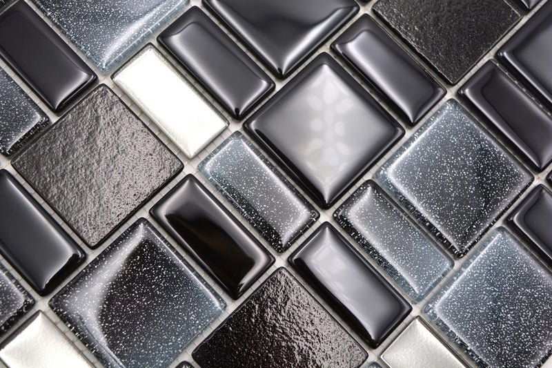 Nachtschimmer Glass Mosaik Plättli