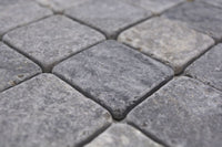 Grau Naturstein Marmor Mosaikfliese Online Kaufen Schweiz