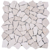 Natur Bruch Kieselstein Marmor Mosaikfliese