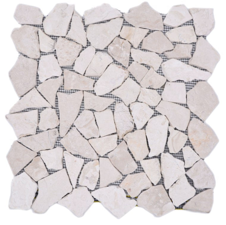 Natur Bruch Kieselstein Marmor Mosaikfliese