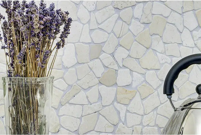 Natur Bruch Kieselstein Marmor Mosaikfliese Online Kaufen