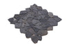 Schwarz Kieselstein Marmor Mosaikfliese Bad und Küchen Fliese