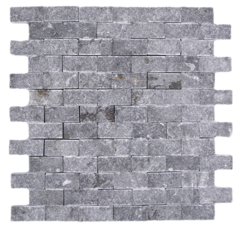 Naturstein Splitface Schwarz Marmor Mosaikfliese