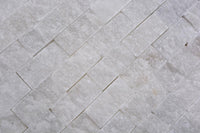 Naturstein Splitface Weiss Marmor Mosaikfliesen Schweiz Plättli