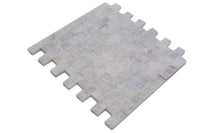 Naturstein Splitface Weiss Marmor Mosaikfliesen Küche und Bad