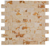 Naturstein Ziegeloptik Beige Marmor Mosaikfliese