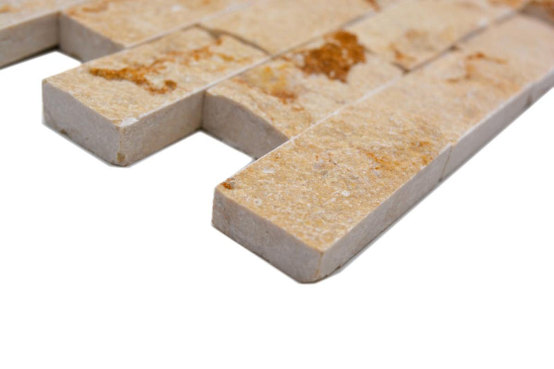 Naturstein Beige Marmor Mosaikfliese