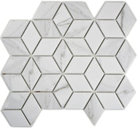 Nord Stern Keramik Mosaikfliese Weiss