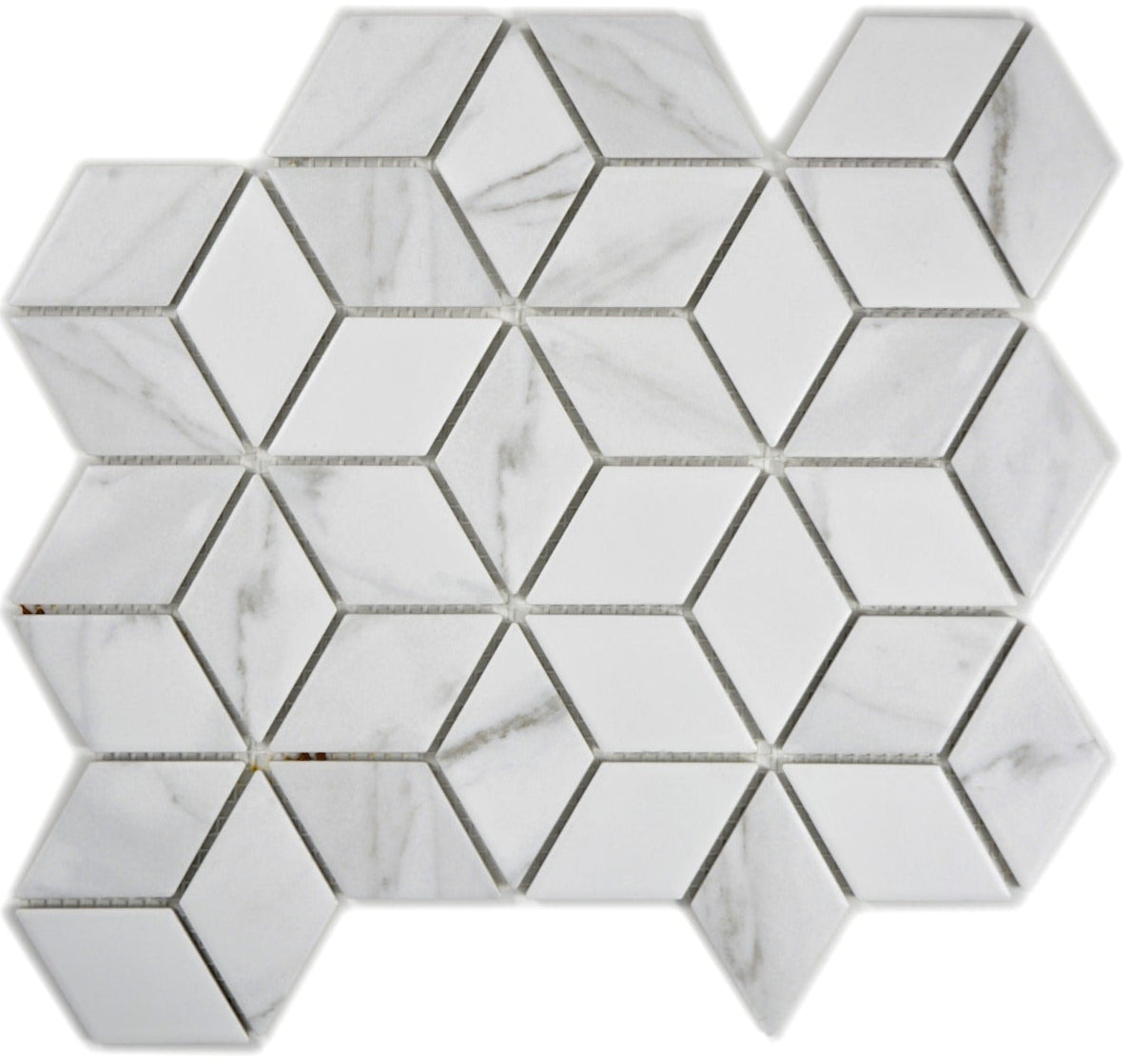 Nord Stern Keramik Mosaikfliese Weiss