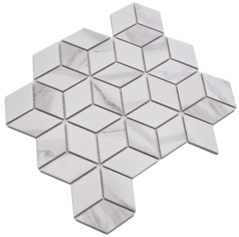 Nord Stern Keramik Mosaikfliese Weiss Schweiz