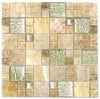 Onyx Beige Gold Transluzent Mosaikfliese
