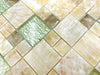 Onyx Beige Gold Transluzent Mosaikfliesen