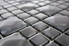 Onyxglanz Glass Mosaikfliese Schwarz
