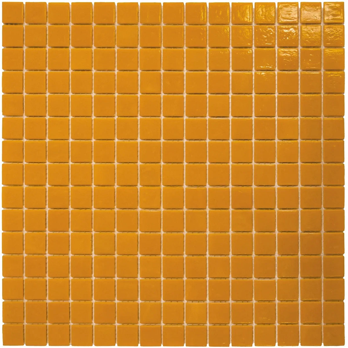 Orange Körnig Quadrat Glas Mosaik Fliese