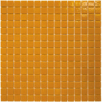 Orange Körnig Quadrat Glas Mosaik Fliese