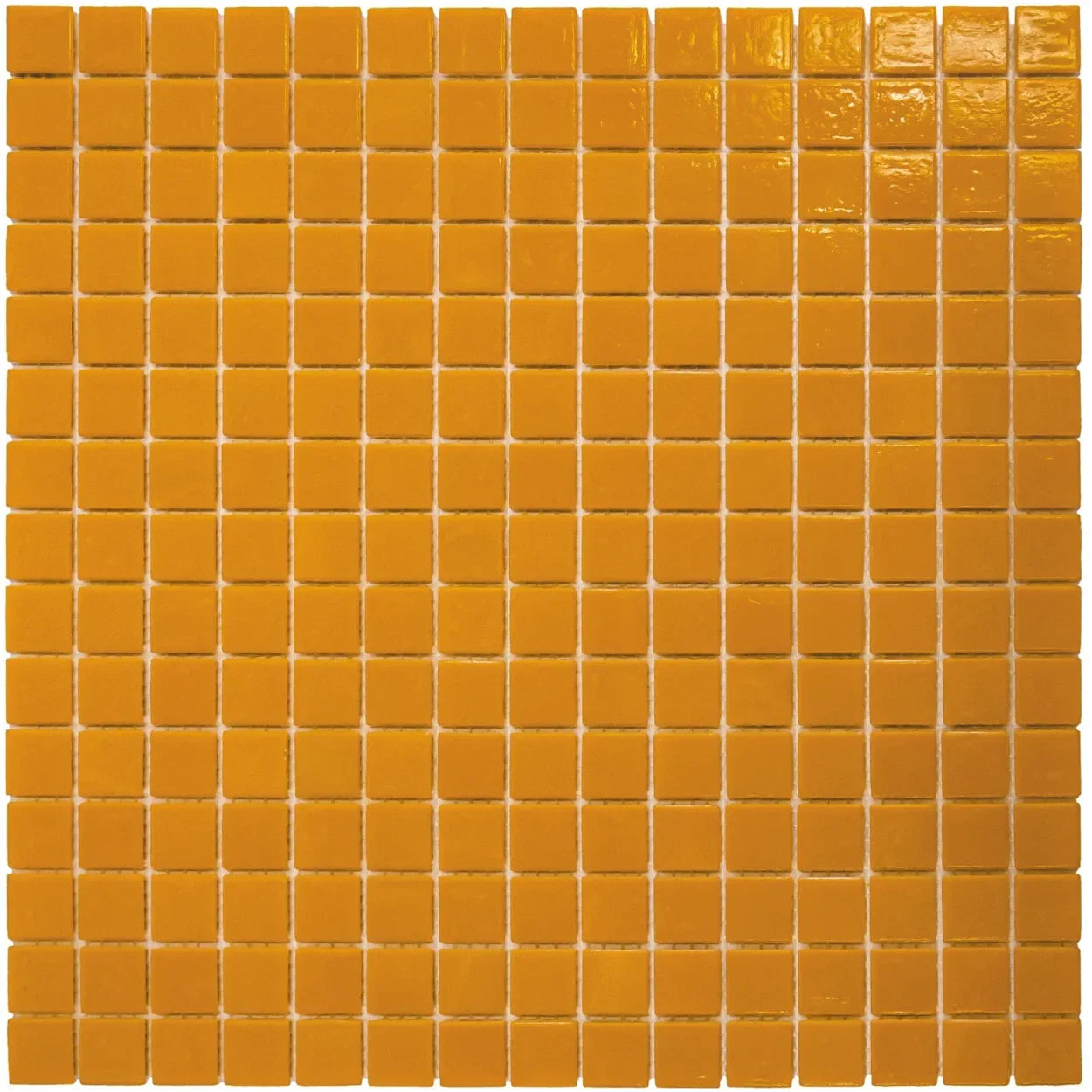 Orange Körnig Quadrat Glas Mosaik Fliese