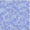 Oriental Blau Mosaikfliese Marrakesch