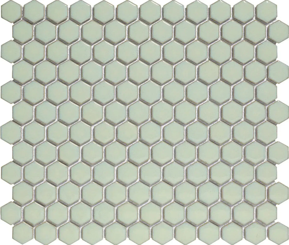 Pastel Grün Mini Hexagon Porzellan Mosaik Fliese