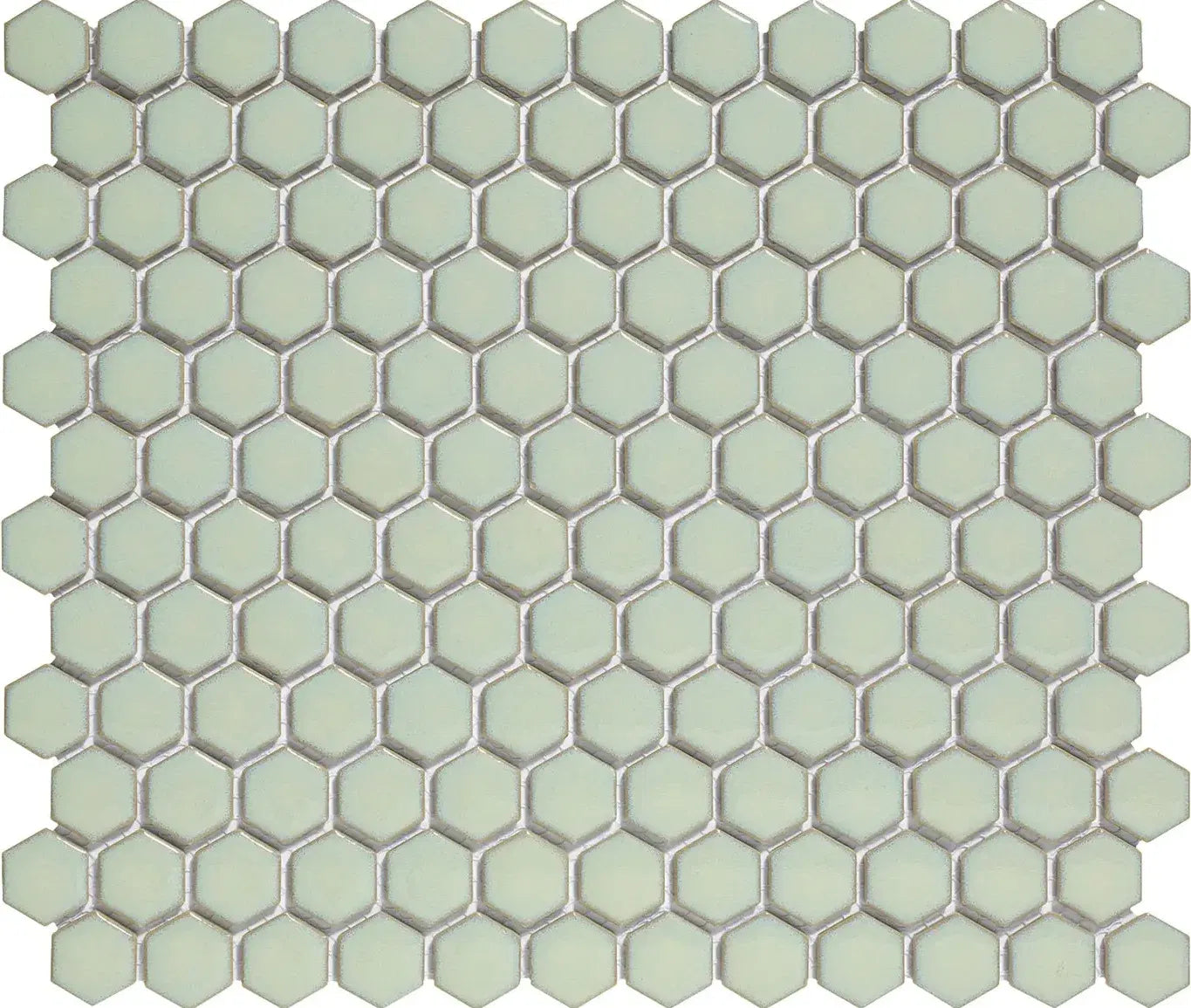 Pastel Grün Mini Hexagon Porzellan Mosaik Fliese